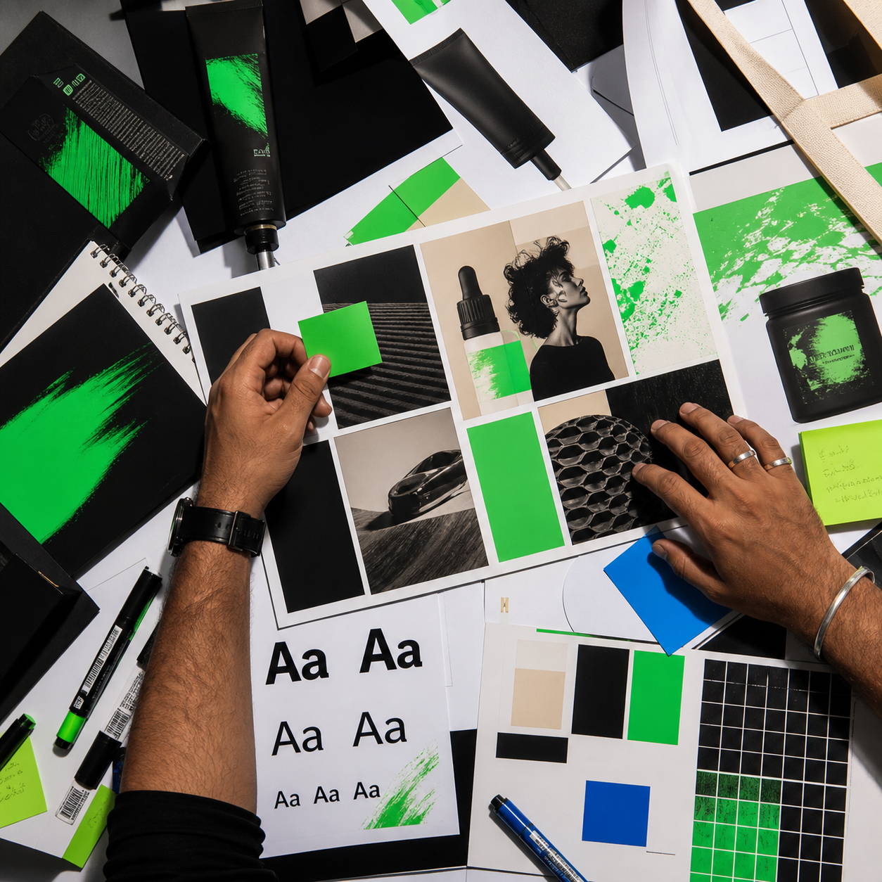 Brand strategy moodboard
